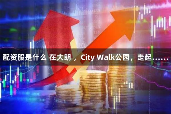配资股是什么 在大朗 ，City Walk公园，走起……