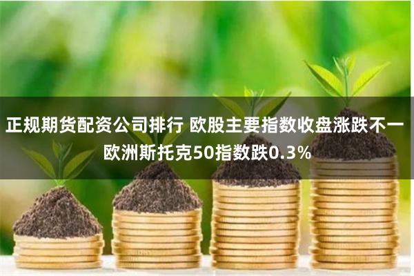 正规期货配资公司排行 欧股主要指数收盘涨跌不一 欧洲斯托克50指数跌0.3%
