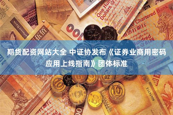 期货配资网站大全 中证协发布《证券业商用密码应用上线指南》团体标准